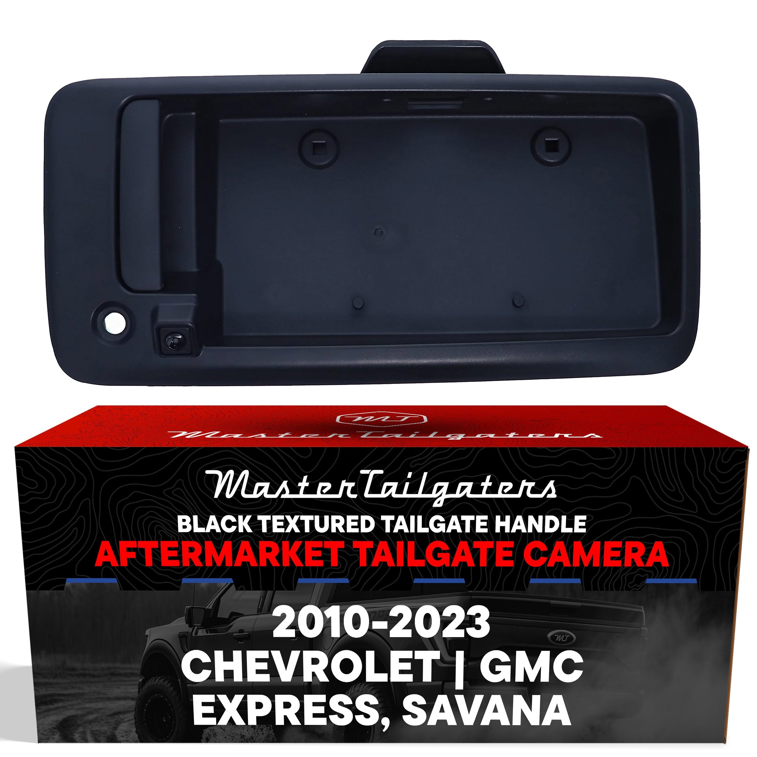 Chevrolet Express Van / GMC Savana (2010-2023) Black Replacement Cargo Van Door Handle with Backup Camera