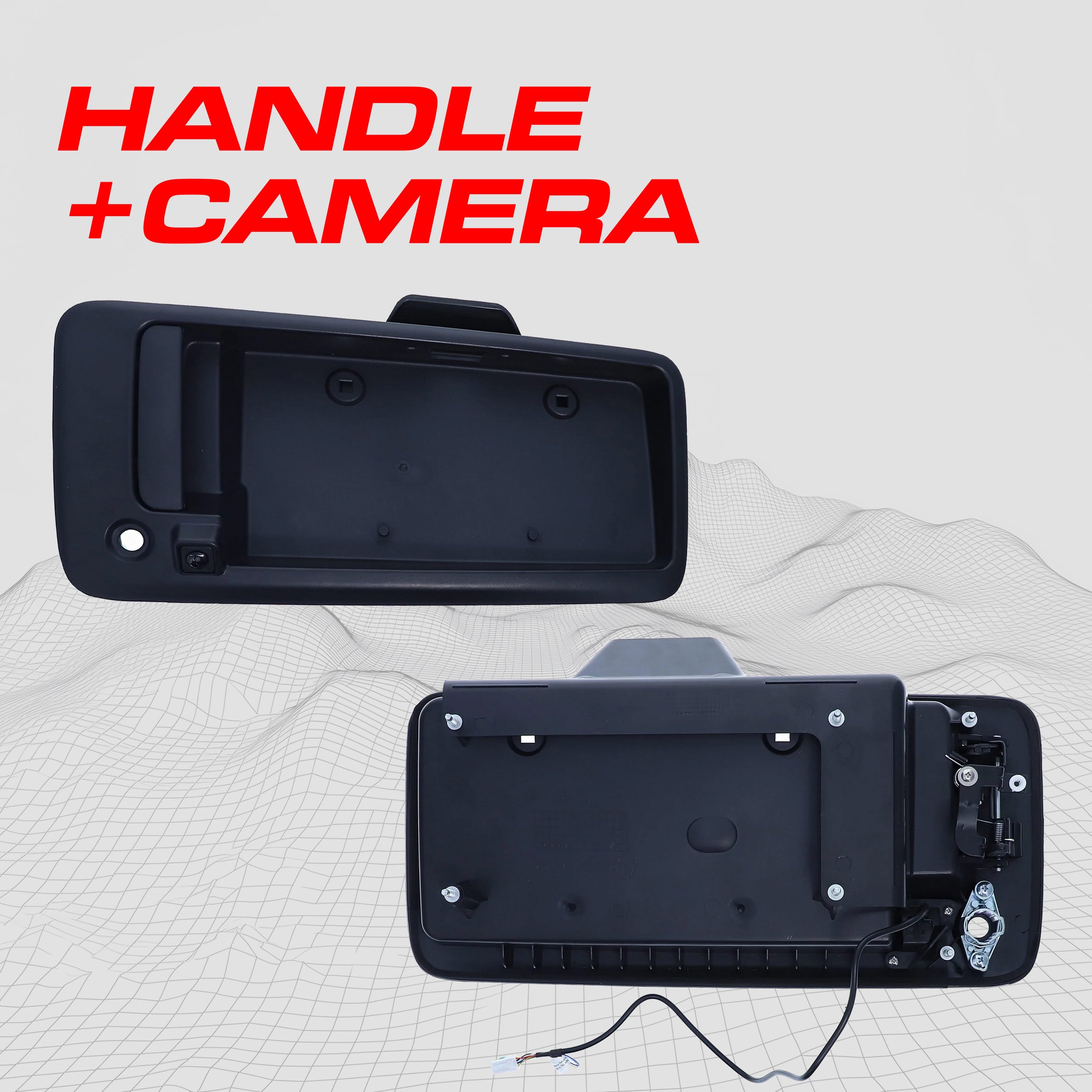 Chevrolet Express Van / GMC Savana (2010-2023) Black Replacement Cargo Van Door Handle with Backup Camera