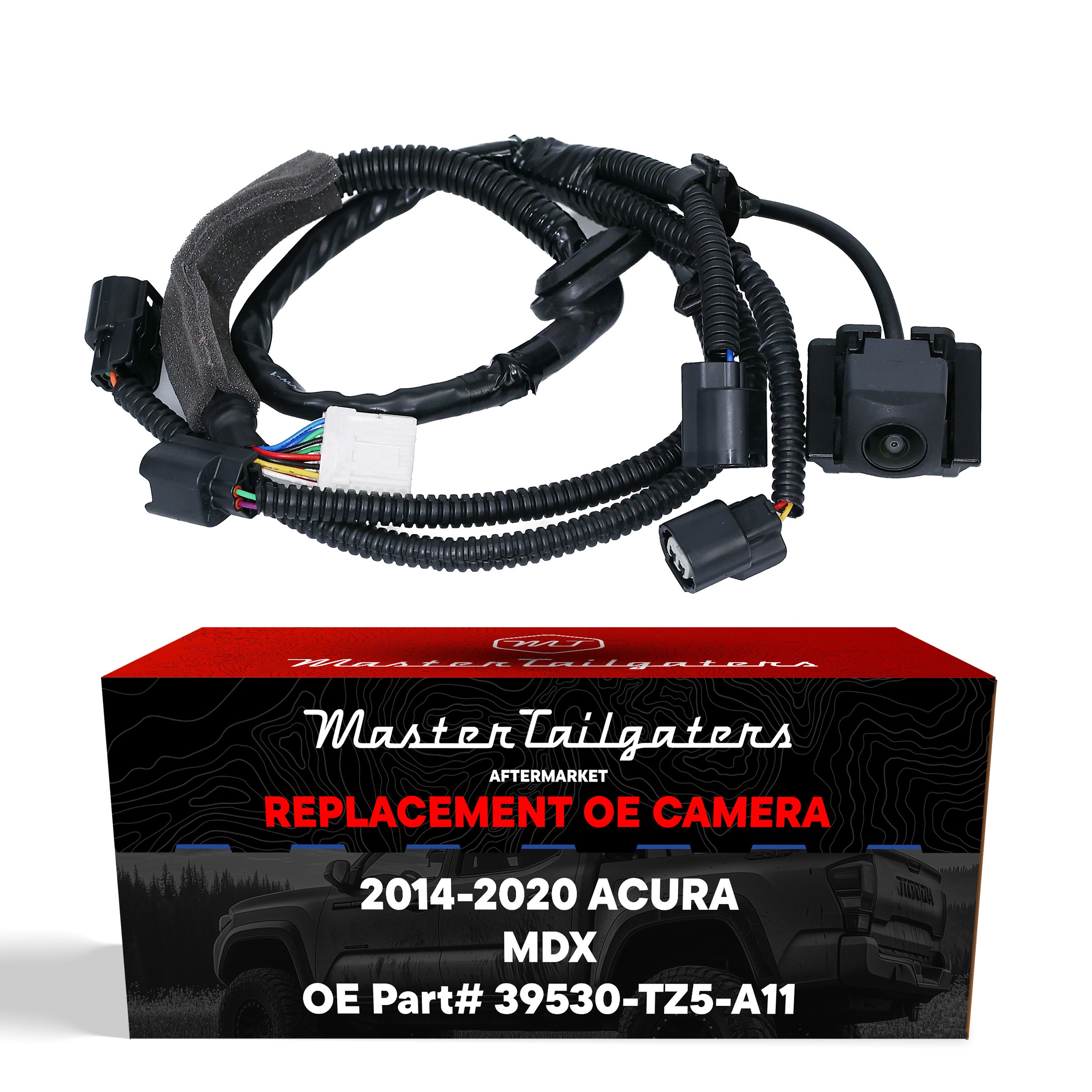 Acura MDX w/o AVM (2014-2020), MDX Sport Hybrid w/o AVM (2017-2020) OEM Replacement Backup Camera OE Part # 39530-TZ5-A11