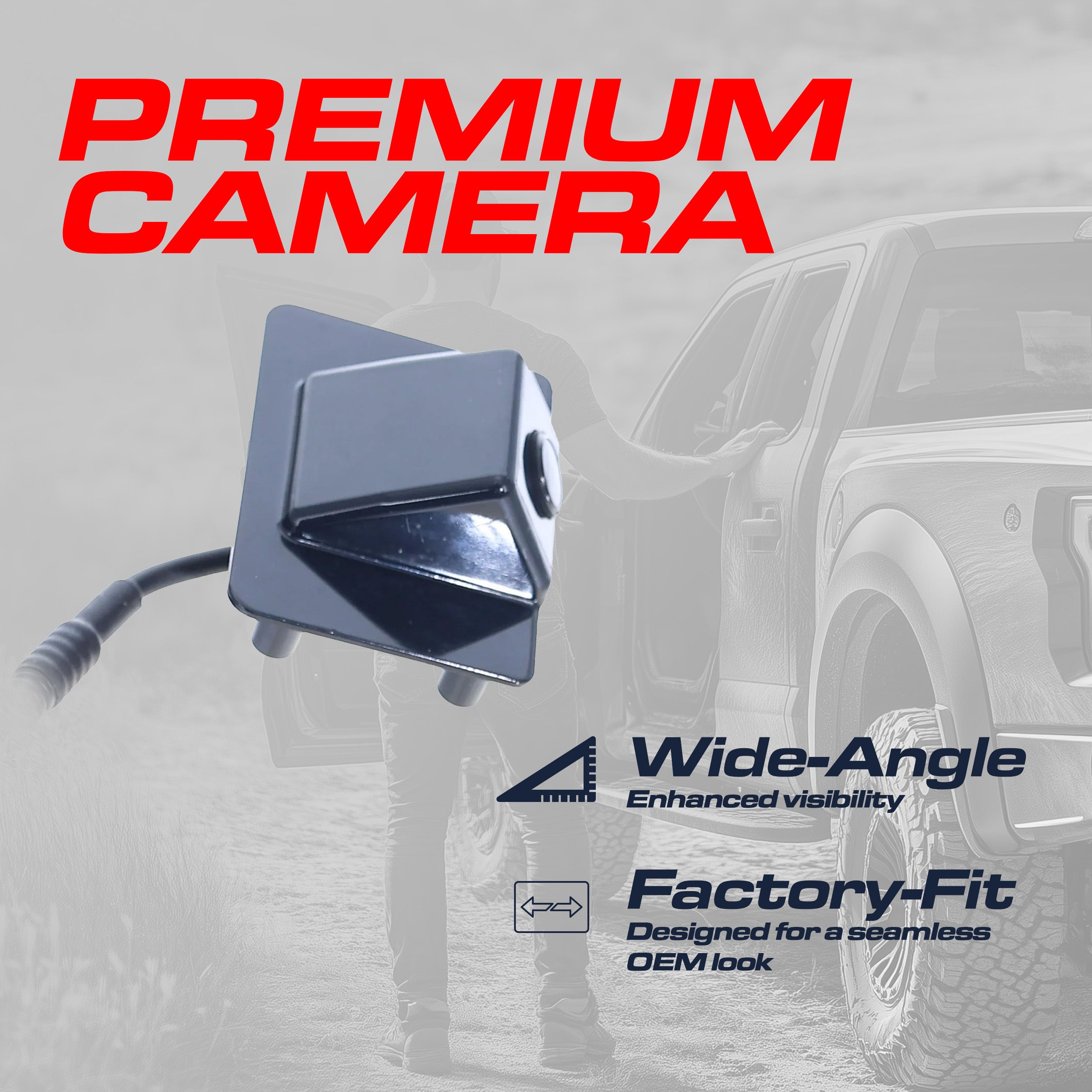 Cadillac Escalade (2007-2008) / Chevrolet Suburban/Tahoe (2007-2008), Tahoe Hybrid (2008-2013) / GMC Yukon (2007-2008), Yukon Hybrid (2008-2013) OEM Replacement Backup Camera OE Part # 15173619