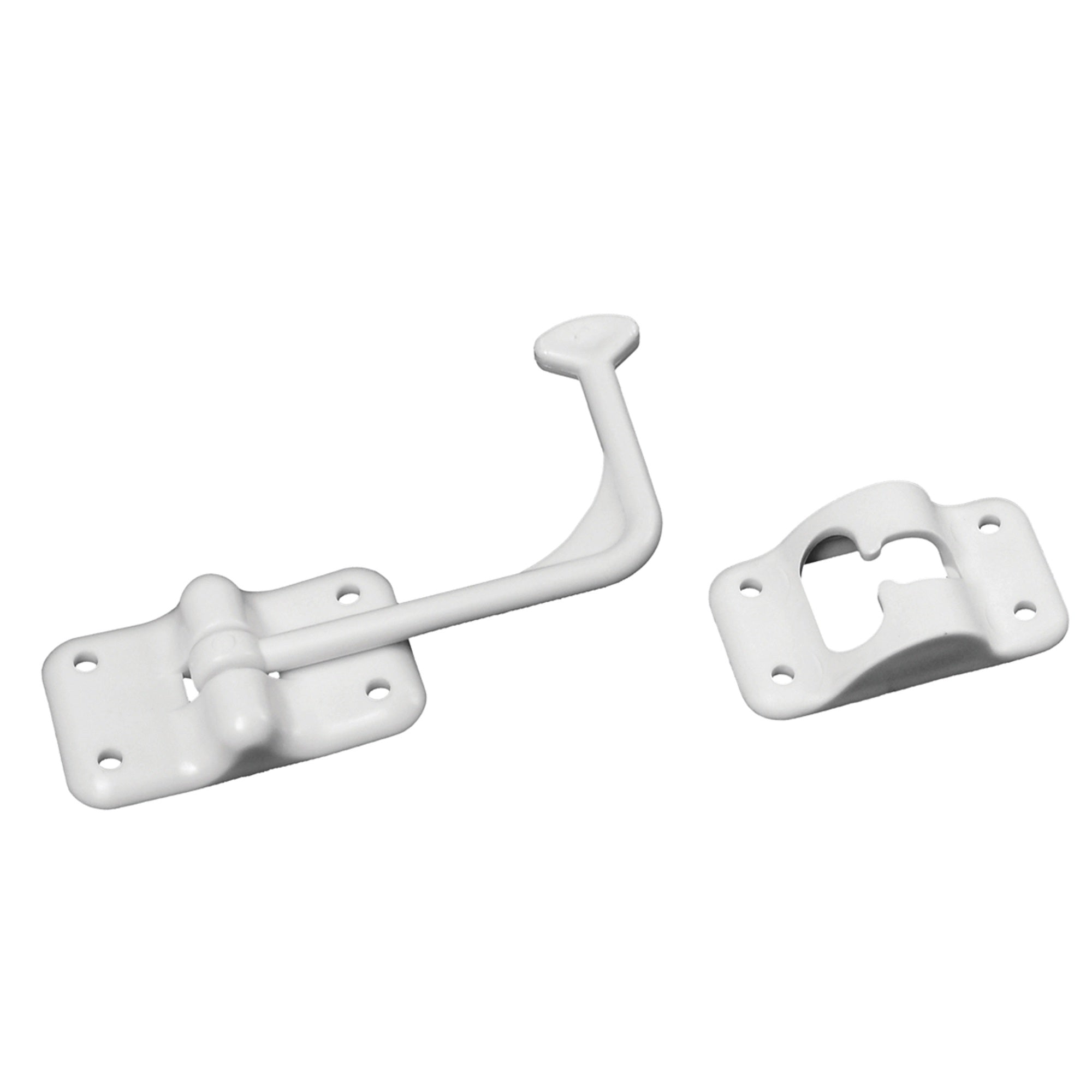 RV Designer E250 Plastic Entry Door Holder  Angled 90, White