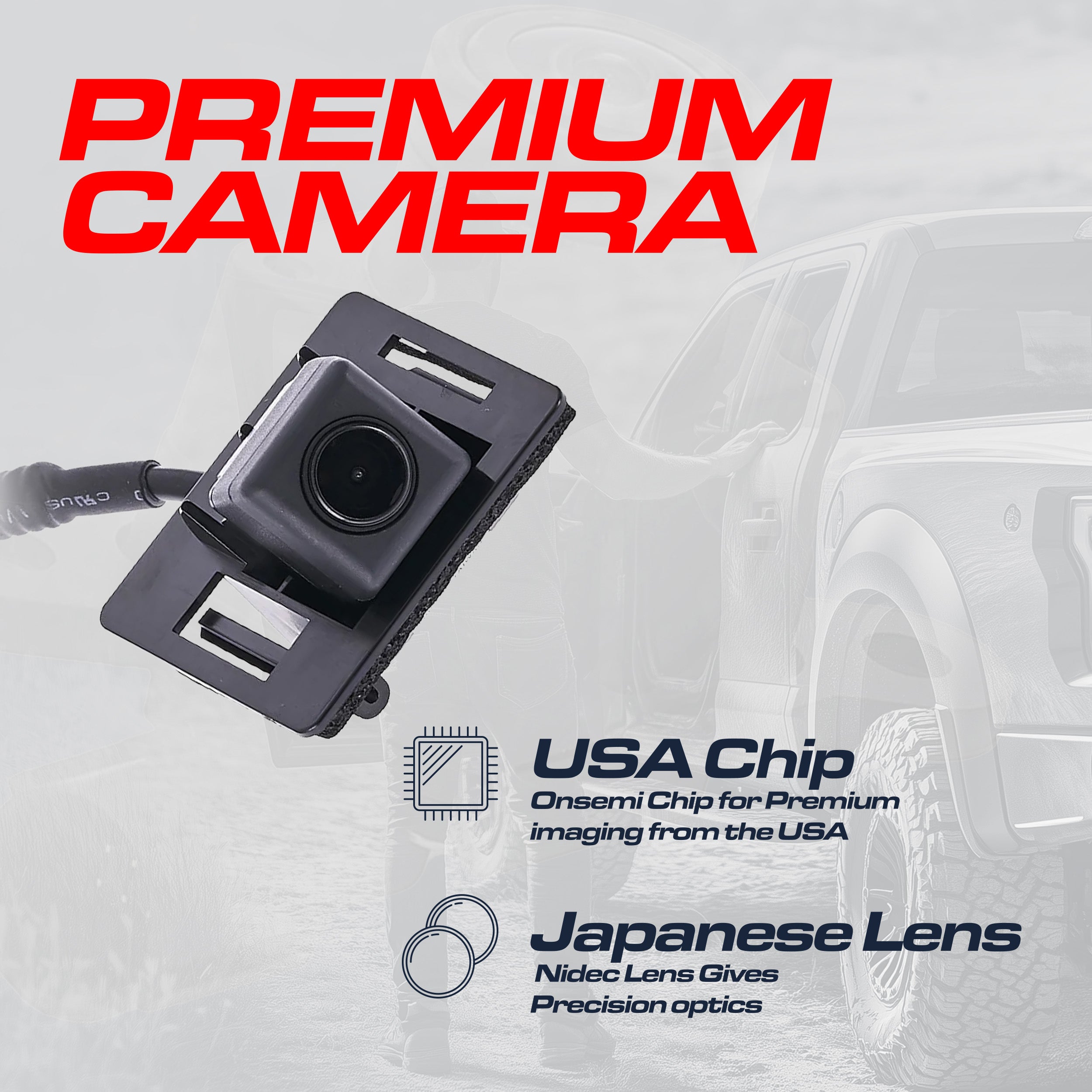Chevrolet Malibu, Malibu Hybrid (2016-2024) w/o HD RearVision OEM Replacement Backup Camera OE Part # 23334180