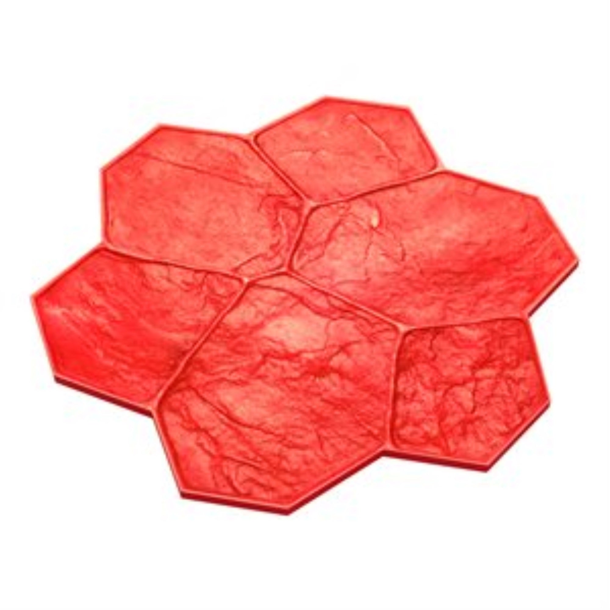 Bon 12794 Texture Mat  Random Stone Red  29inch X 29inch