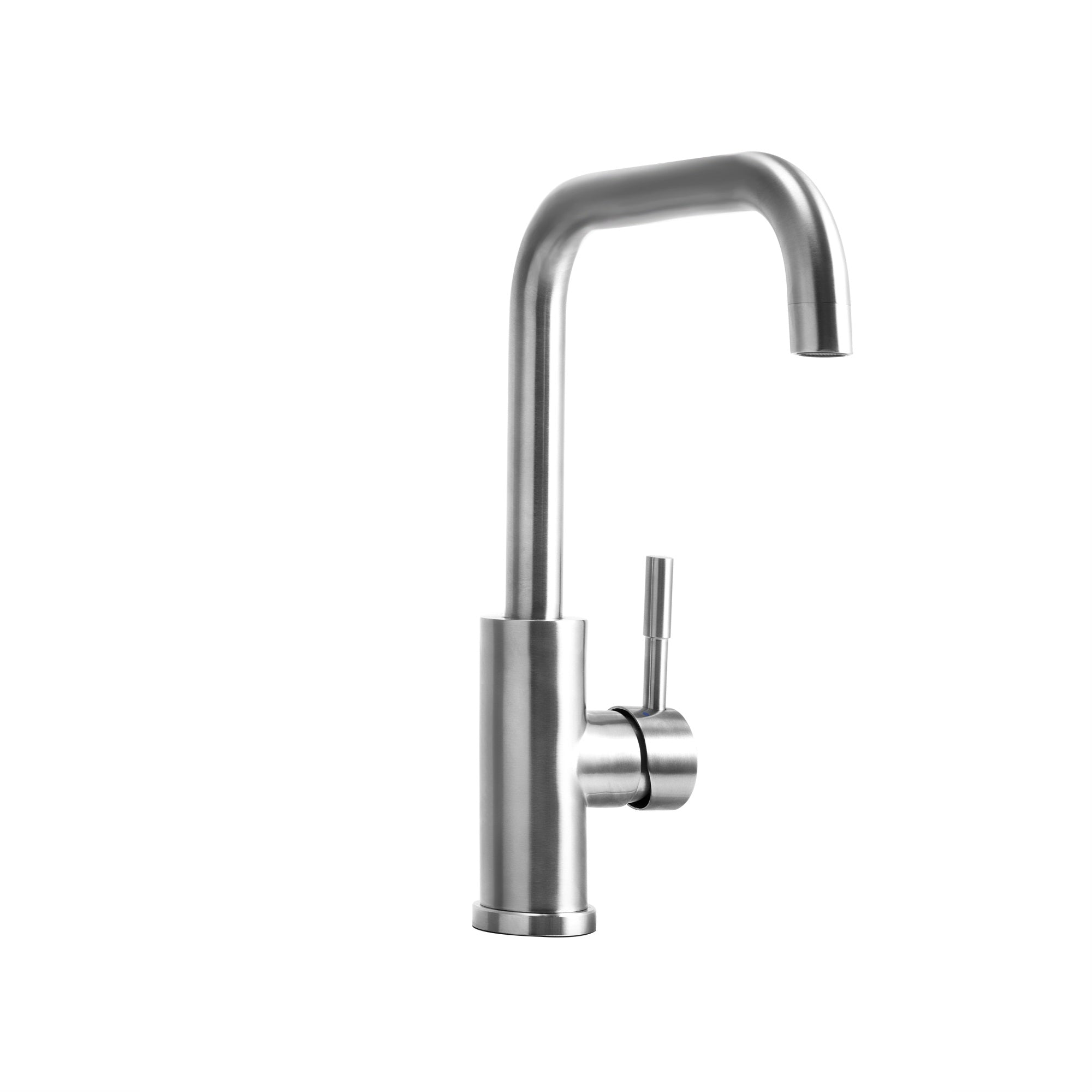 Dura Faucet DF-MK533LK-SN Streamline Squared-Arc RV Kitchen Faucet - Brushed Satin Nickel