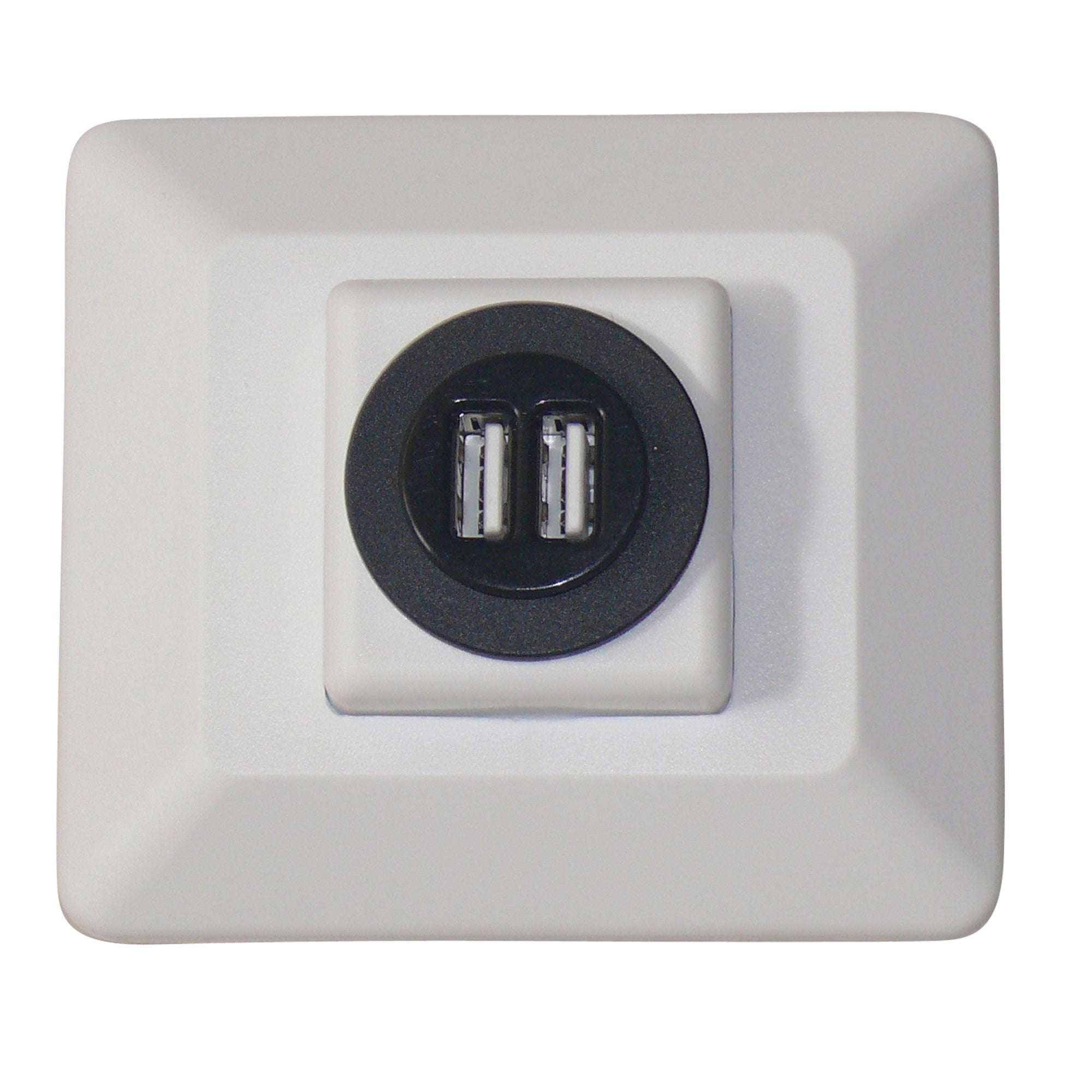 Diamond Group by Valterra DG61031VP Decor USB Charging Station - White