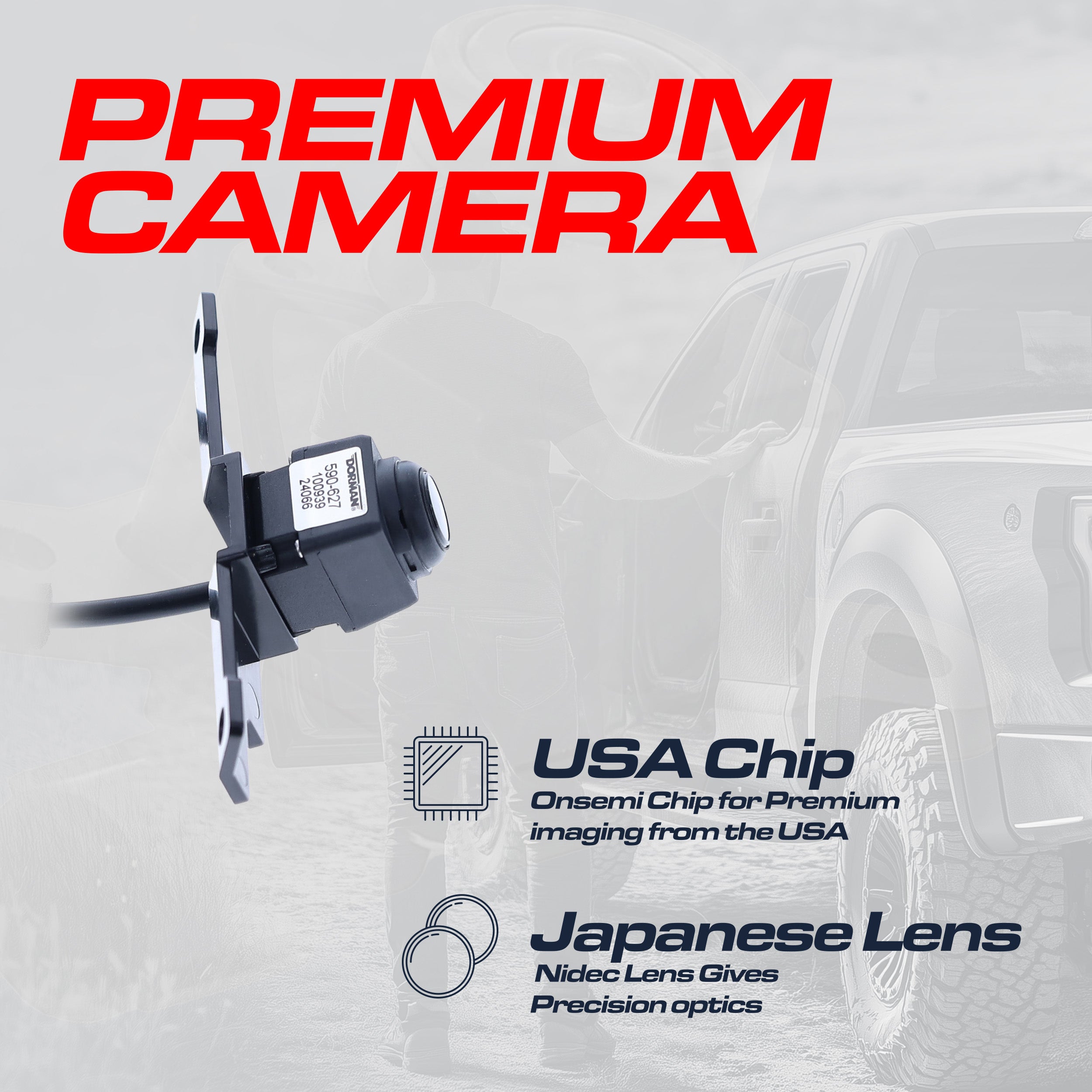Kia Soul w/o Satellite Radio, w/ Parking Line (2014-2016) OEM Replacement Backup Camera OE Part # 95760-B2200