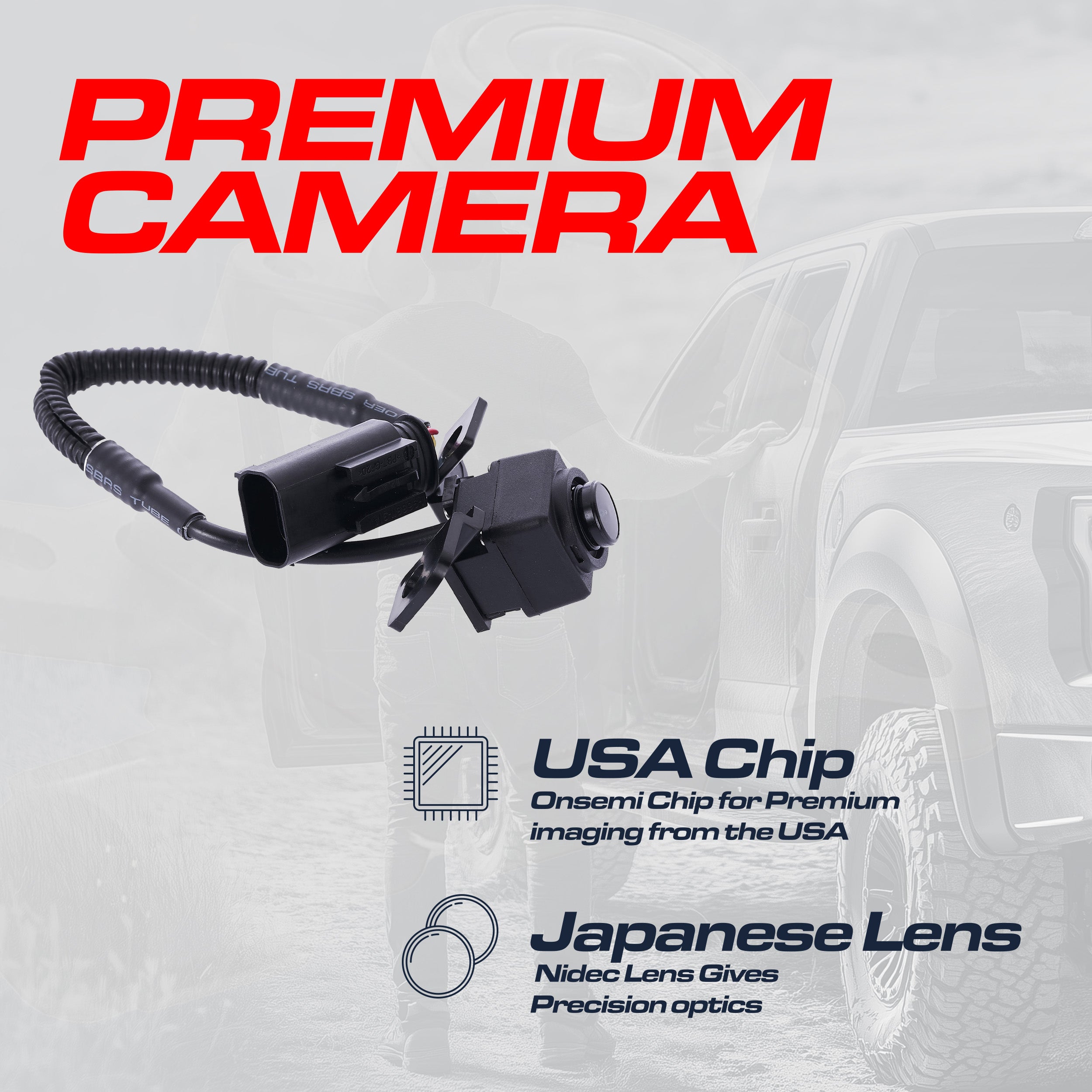 Kia Sorento (Parking line build in camera) (2011-2013) OEM Replacement Backup Camera OE Part # 95760-2P110, 95760-2P111, 95760-2P112