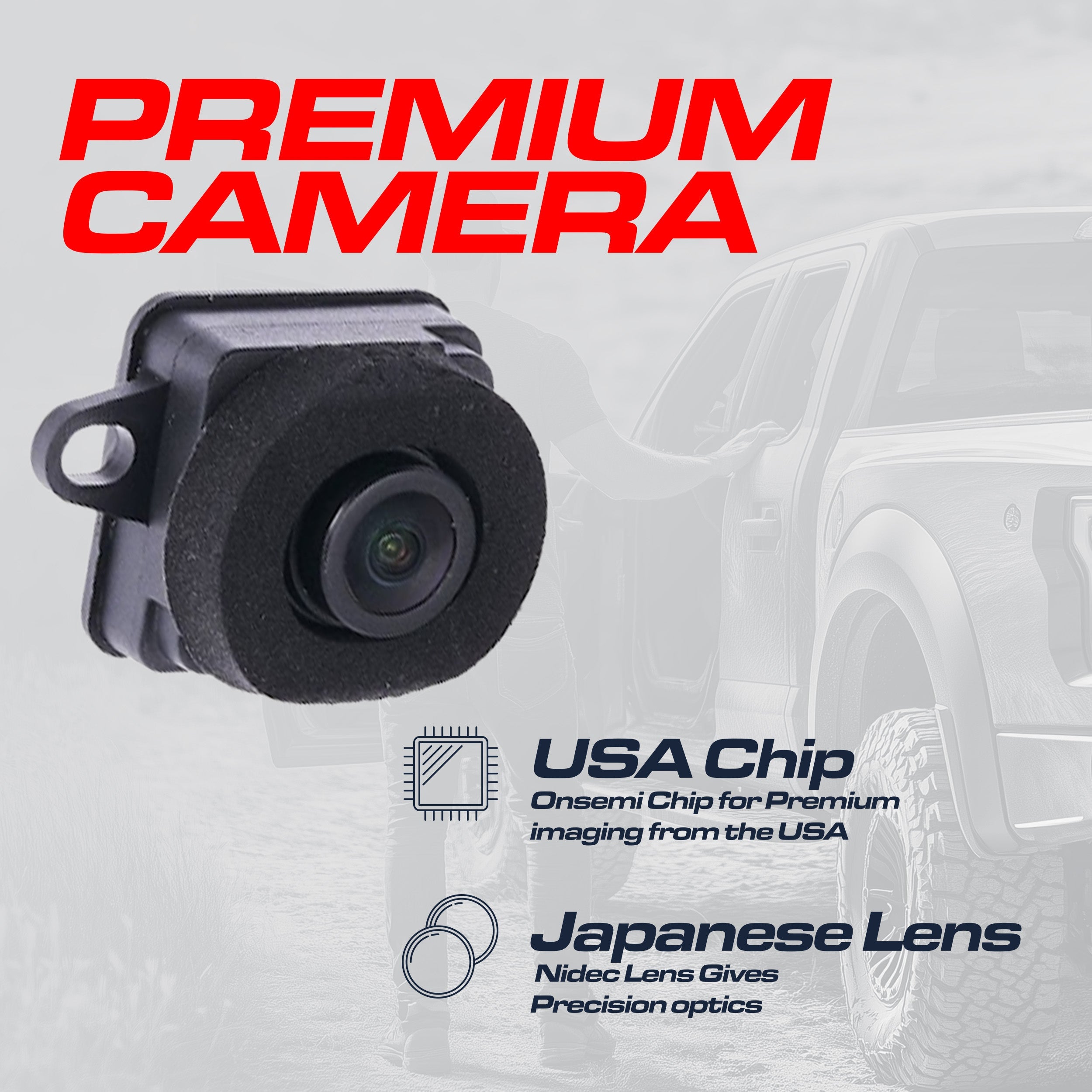 Chrysler 200 (2015-2017) OEM Replacement Backup Camera OE Part # 68230085AG, 68230085AF, 68230085AE, 68230085AD, 68230085AC, 68230085AB, 68230085AA