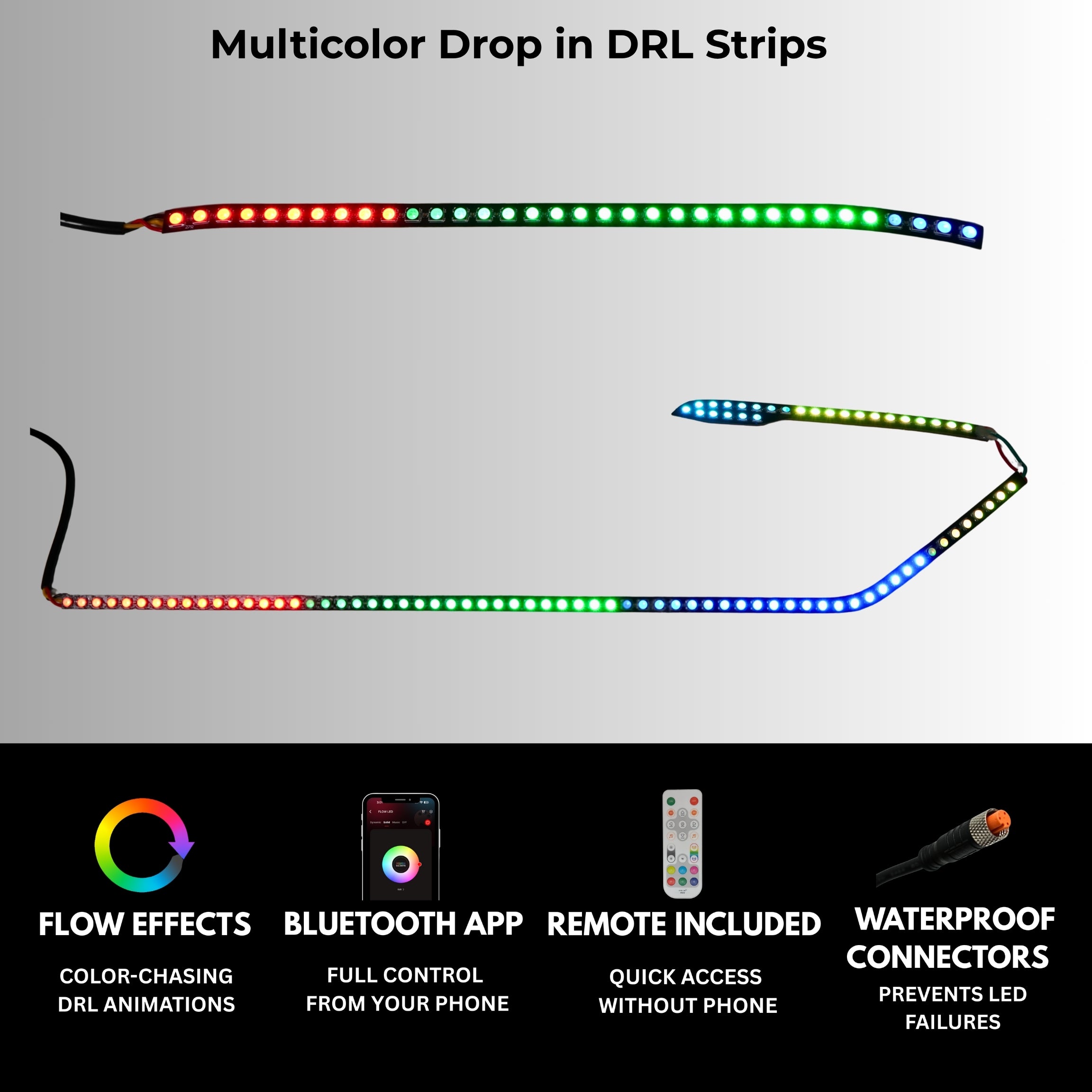 Kia K5 Flow Multicolor DRL Boards (2025-2026)