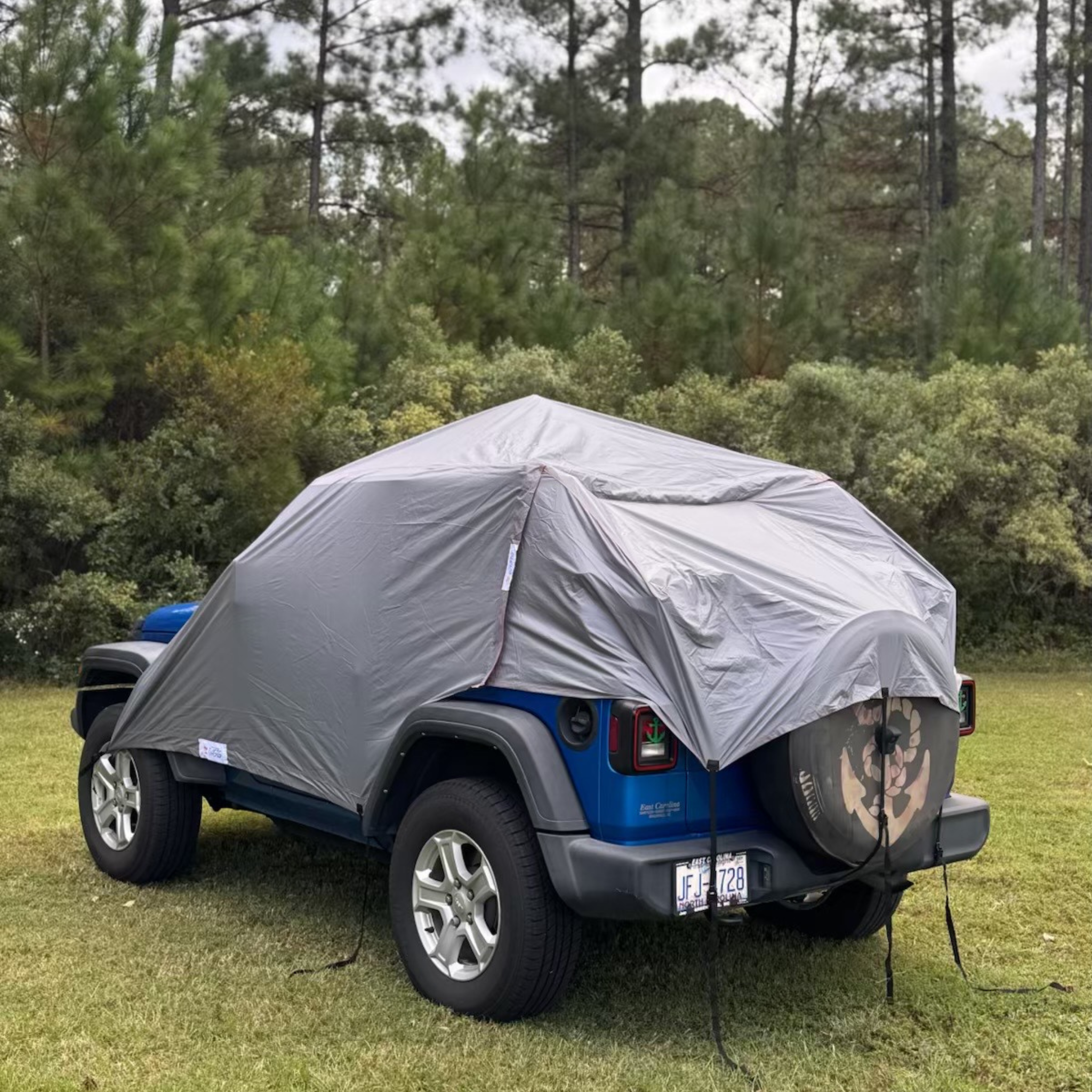 2-in-1 Jeep Wrangler JK & JL 2-Door Trail Cover + Sun Shade