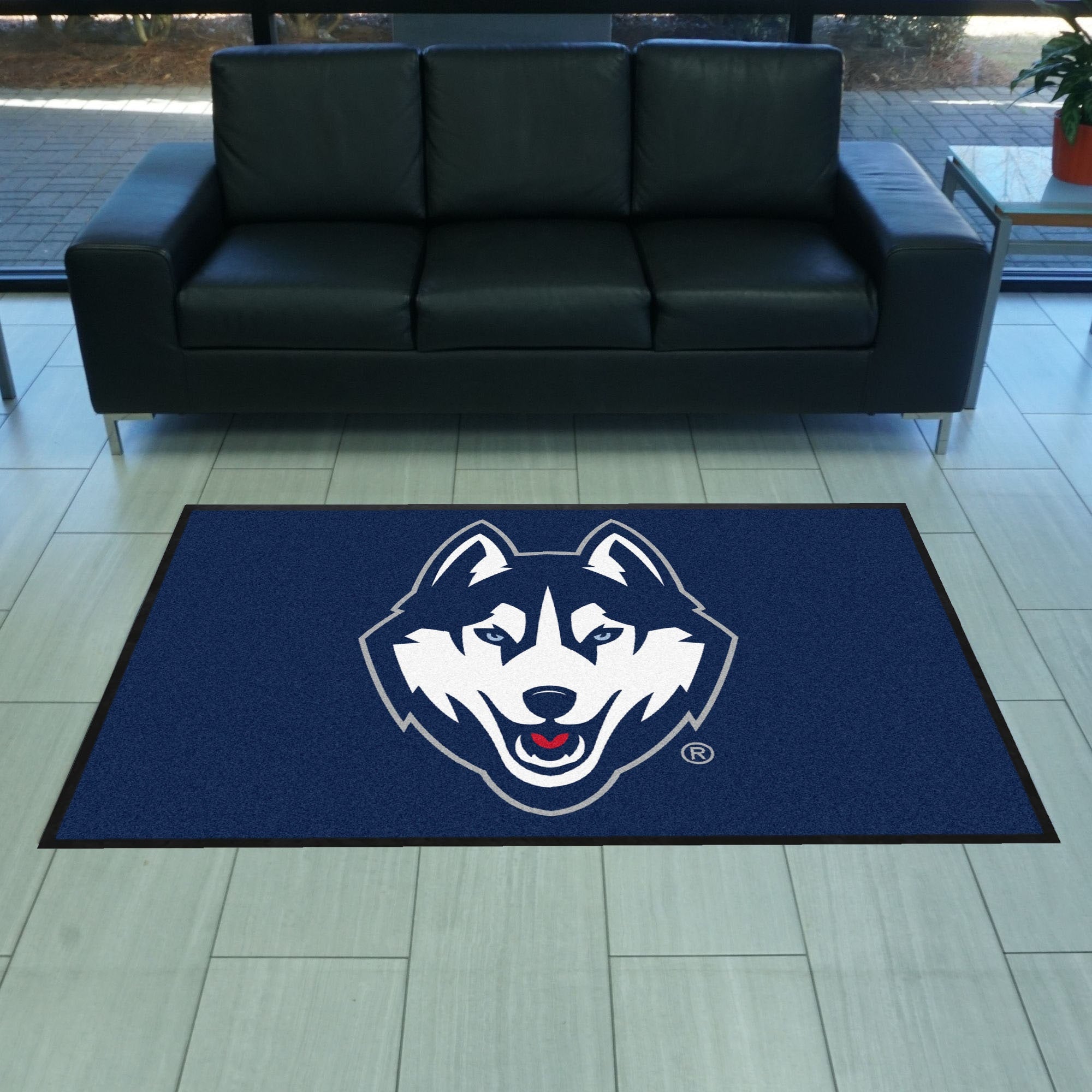 Connecticut 4X6 High-Traffic Mat With Durable Rubber Backing - Landscape Orientation