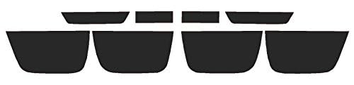 Precut Vinyl Tint Cover For 2010-2013 Chevrolet Camaro Taillights (20% Dark Smoke)