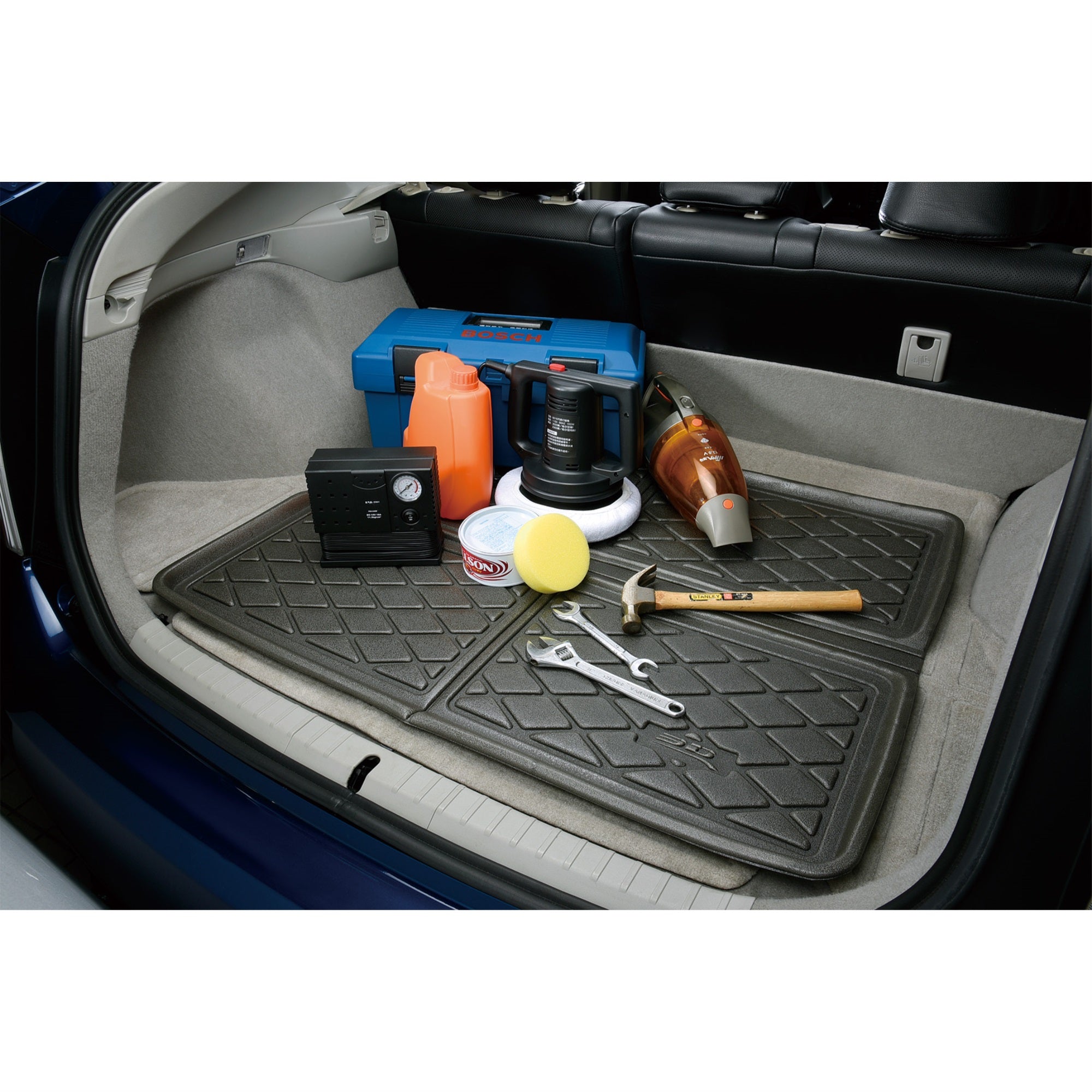3D Large Universal Cross Fold Multi-Purpose Tray Black L37.5''Xw33.5''