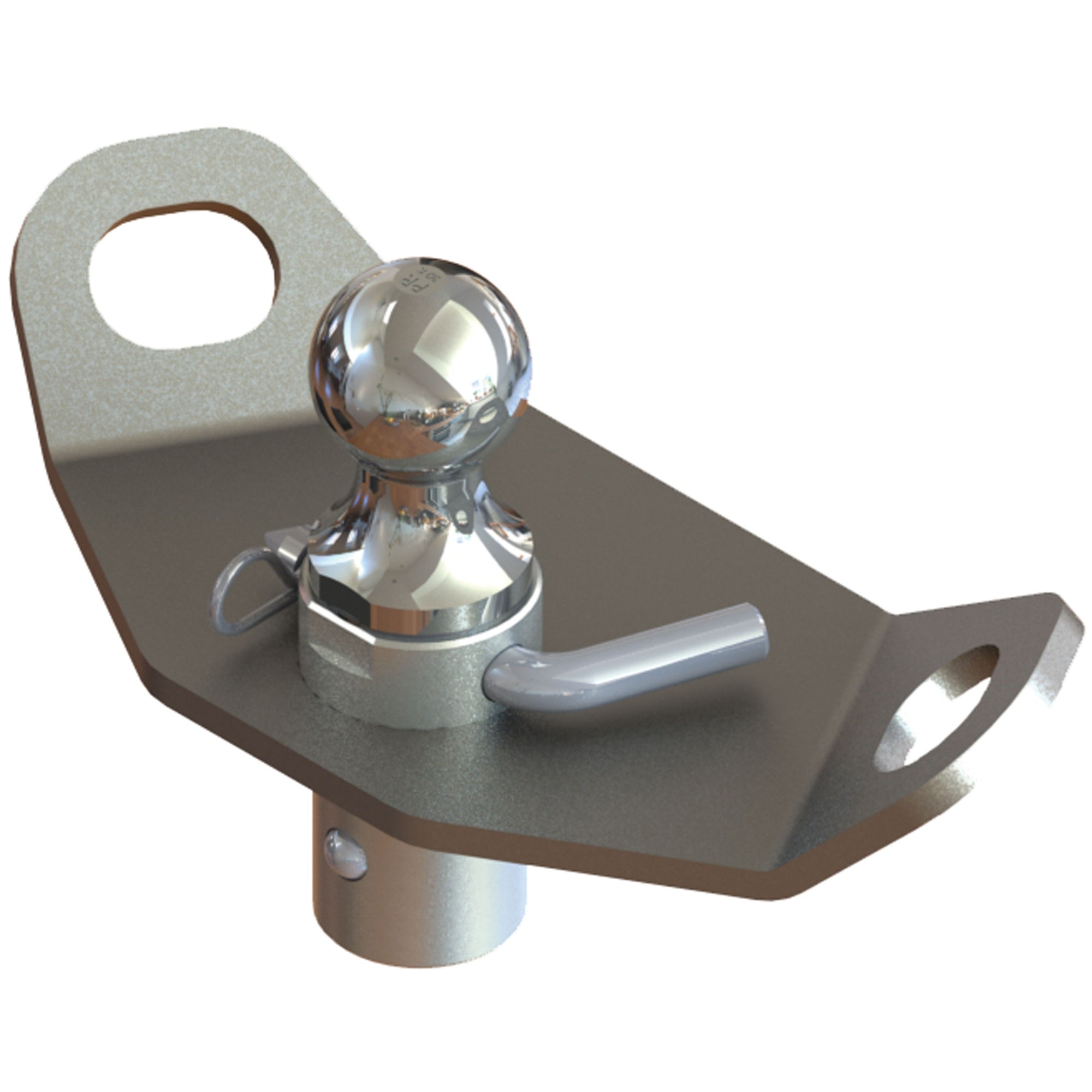 PullRite 4437 OE Series Gooseneck Ball with Plate