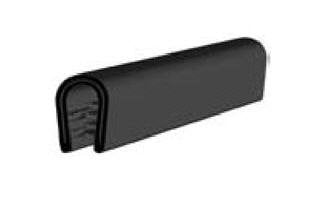 M M Seals - Edge Trim Black Fits 1/5 Inch (4.9Mm), Leg 0.65 Inch (16.6Mm), Length 13 Feet (4Meter) - No Glue Decorative Anti-Scr