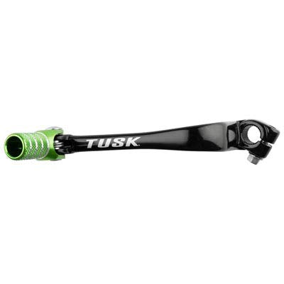 Tusk Folding Shift Lever Black/Green Tip For Kawasaki Klx110 2005-2020