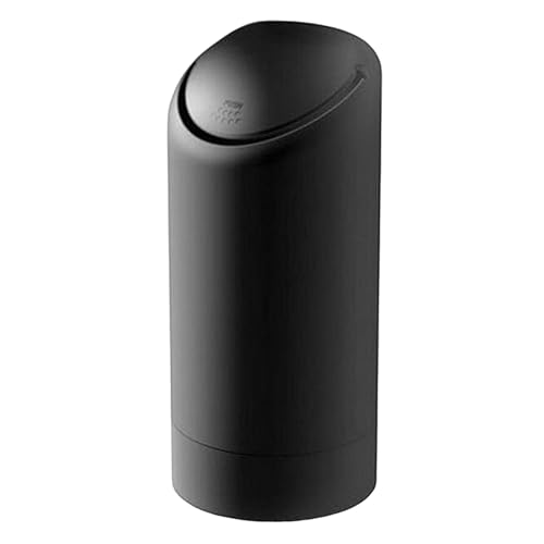 Sarte Car Mini Dustbin With Lid Silicon Material Perfect For Car Trash Bin And Dustbin Holder For Car For (Pack Of 1) Black Colo