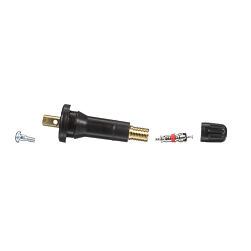 Schrader TPMS Service Pack for Ford - Snap-In, Black, Model 20018, Stainless Steel