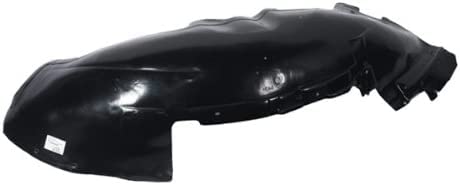 CarPartsDepot Front Fender Liner Splash Shield for 00-06 Silverado/Sierra, Right Passenger Side, Black, Plastic, GM1247110