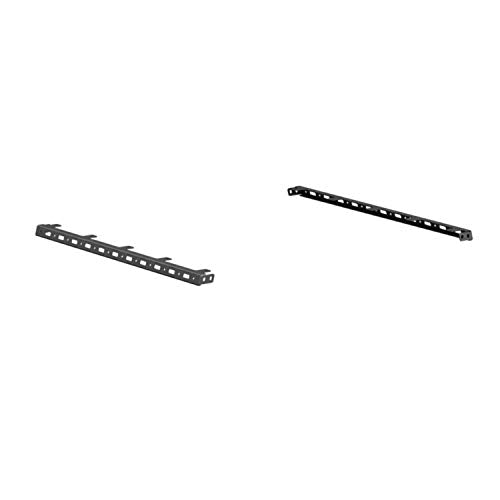 Road Armor Treck Dual Upper 5-1/2-6Ft Bed Accessory Rail & 5-Light Mounts - Tex Blk (Pair)