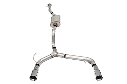 Corsa - 21-22 Ford Bronco 2.3L 4-Door 2.75In Cat-Back Dual Rear Exhaust W/4In Straight-Cut Polish Tips (21206)