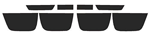Precut Vinyl Tint Cover For 2010-2013 Chevrolet Camaro Taillights (20% Dark Smoke)