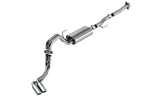 Borla 140876 Cat-Back Perf. Exhaust Sys. For 2021-2023 Ford F-150 5.0L V8 Auto. Trans. 2 & 4 Wheel Drive Reg. Cab (6' 7'') Bed E
