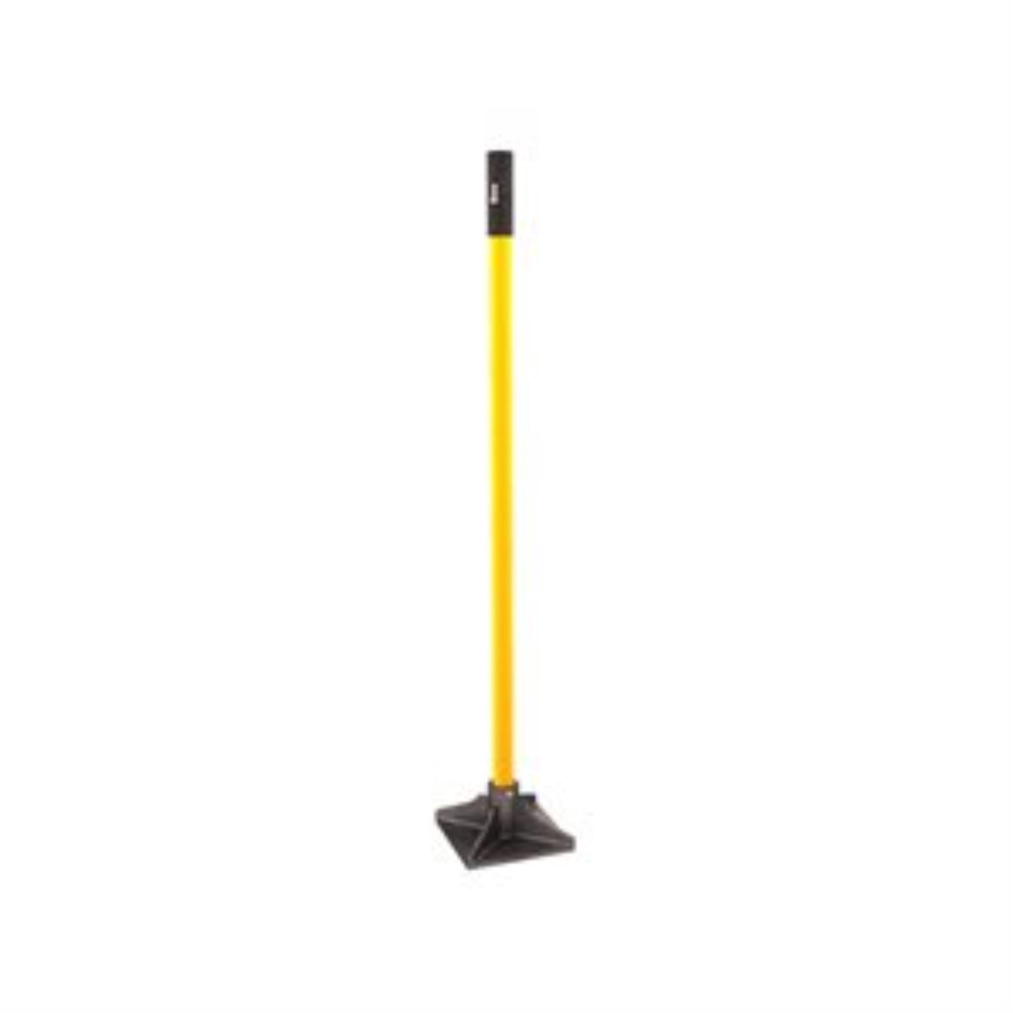 Bon 22827 Dirt Tamper 8inch X 8inch  Bolted Fiberglass Handle