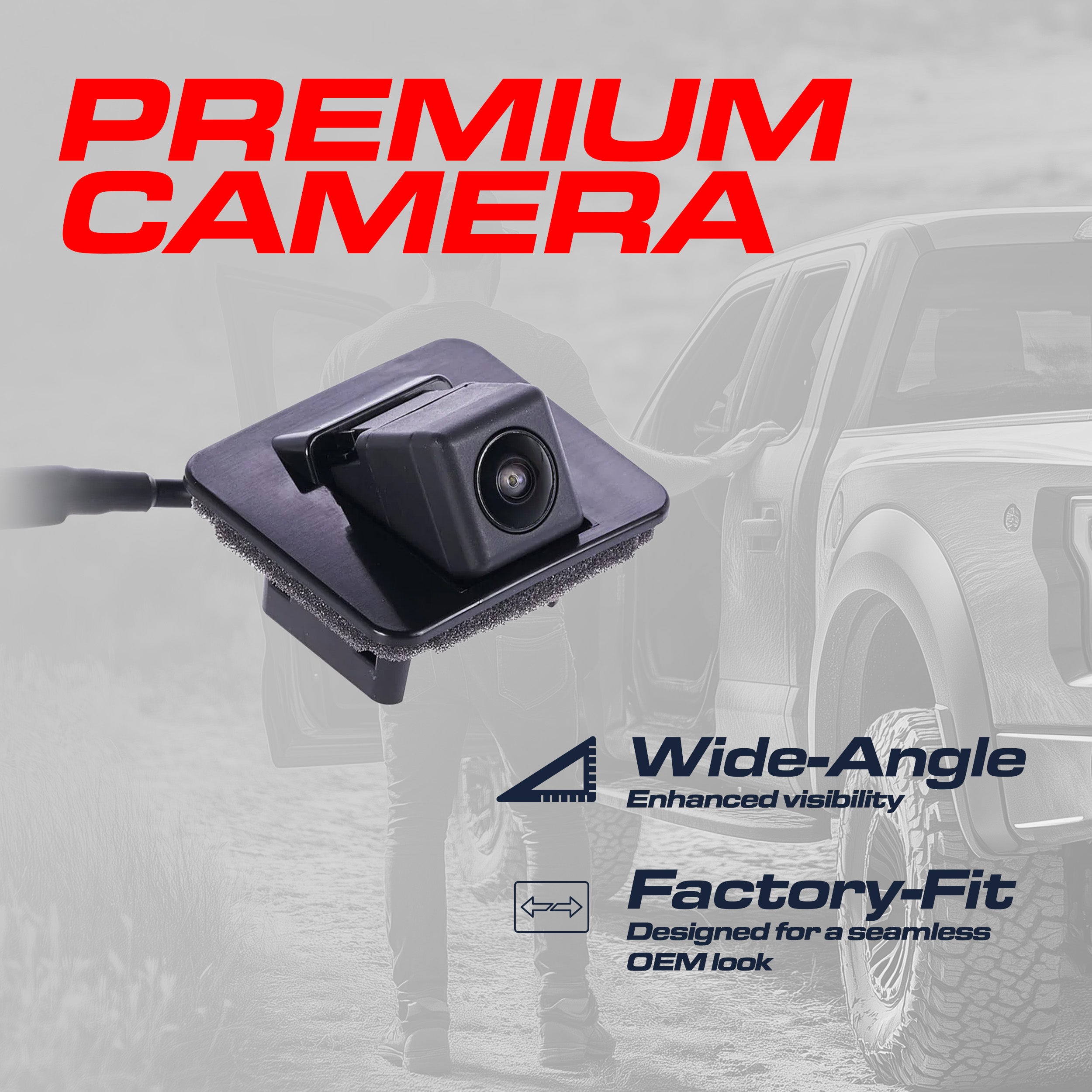 Mazda 3 Sedan (2014-2016) OEM Replacement Backup Camera OE Part # BHN1-67-RC0, BHN1-67-RC0A