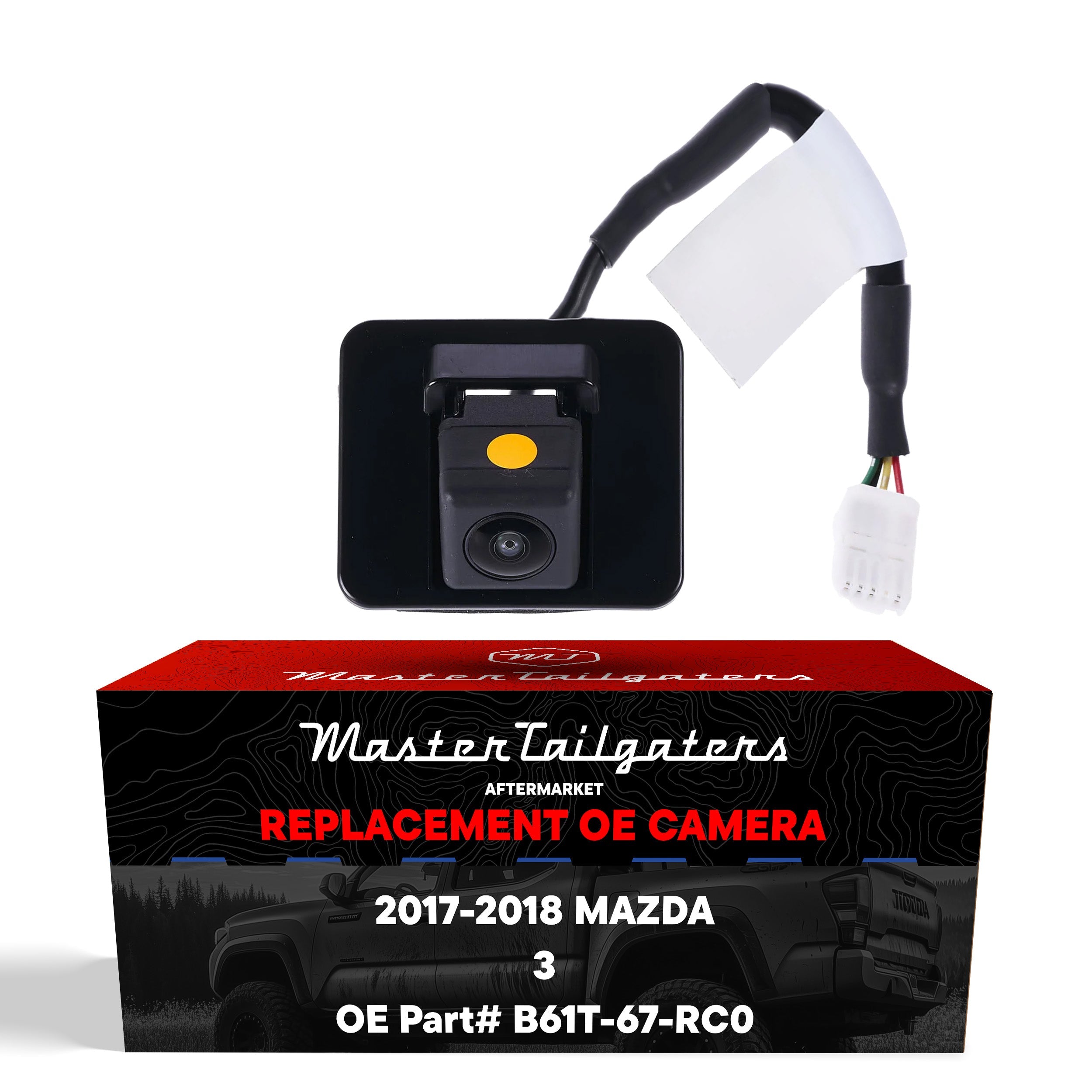 Mazda 3 Sedan (2017-2018) OEM Replacement Backup Camera OE Part # B61T-67-RC0