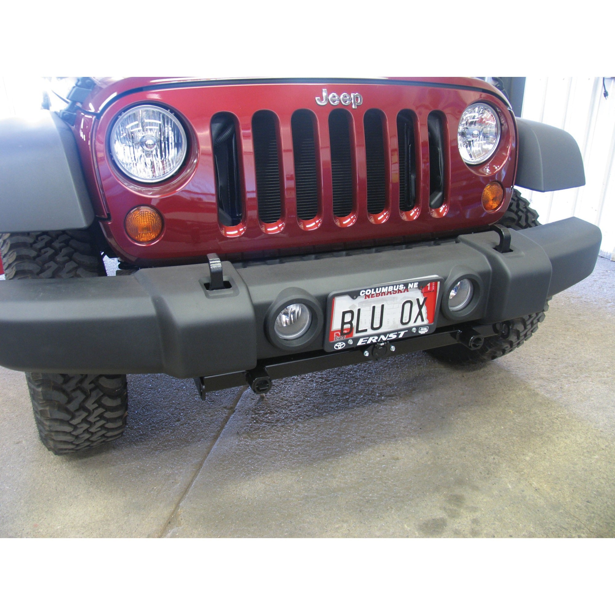 Blue Ox BX1126 Baseplate for Jeep Wrangler JK with Standard Bumper (2007 +)