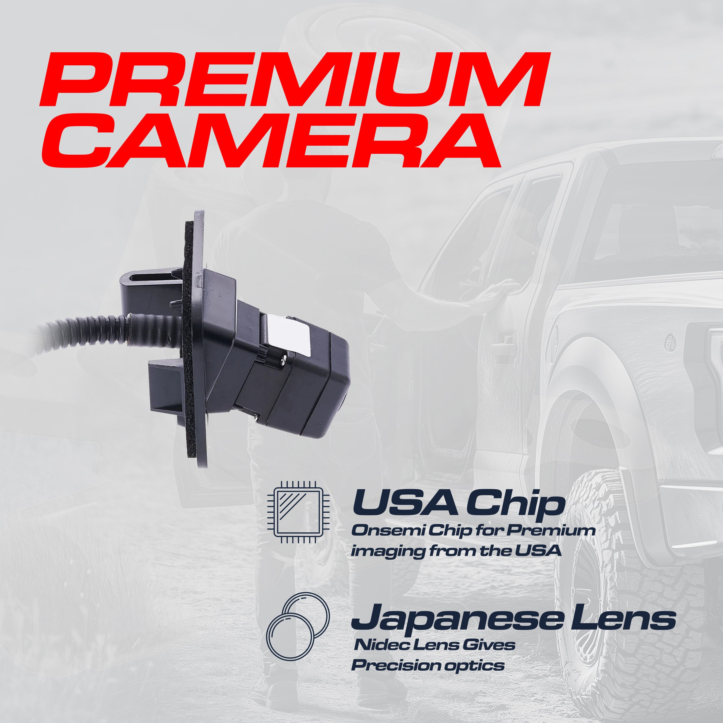 Nissan Altima Coupe (2008-2013) OEM Replacement Backup Camera OE Part # 28442-JB100, 28442-ZX50A, 28442-ZX51A