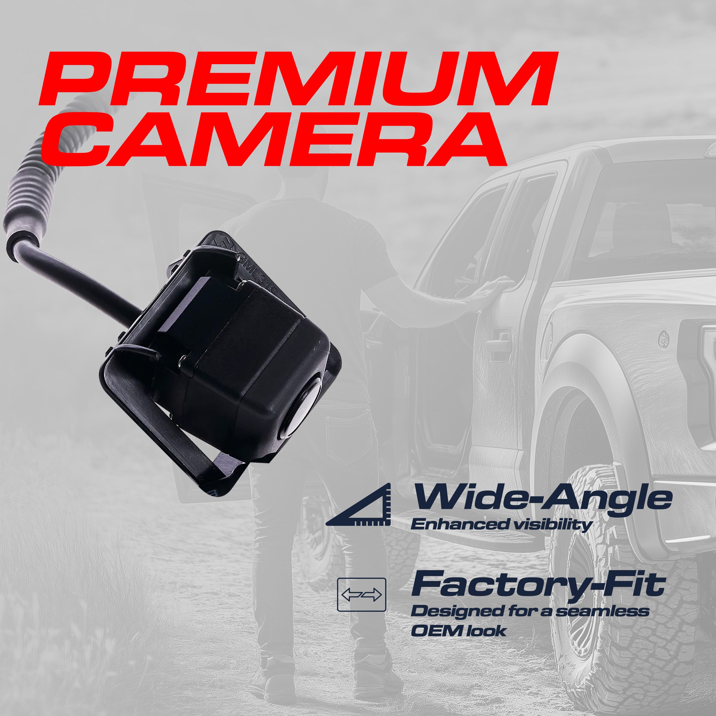Cadillac CTS/CTS-V Coupe (2011-2015), CTS/CTS-V Wagon (2010-2014) OEM Replacement Backup Camera OE Part # 22922658, 23171840, 20793585, 20909187, 22737873, 22914945, 22914946