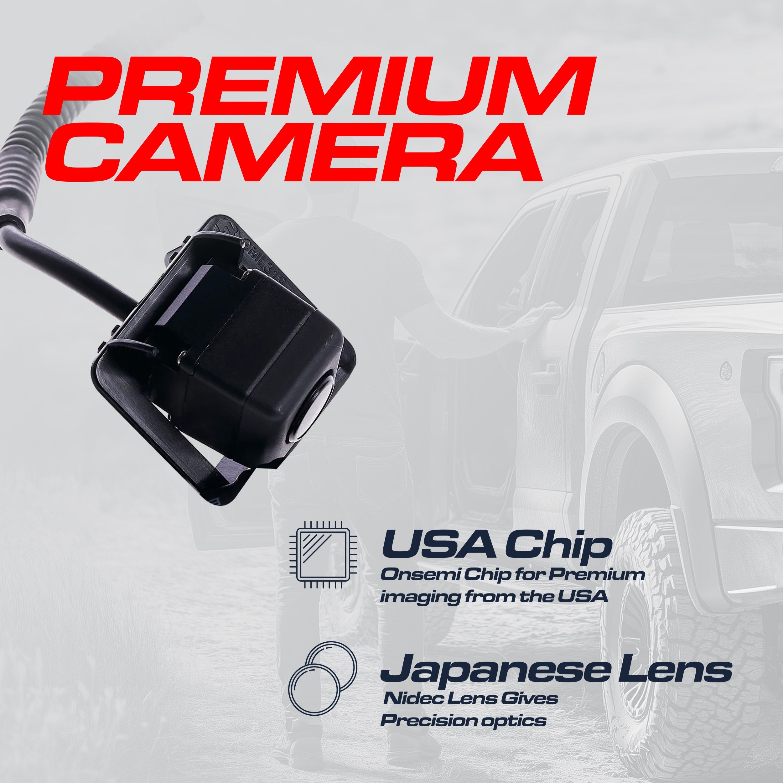 Cadillac CTS/CTS-V Coupe (2011-2015), CTS/CTS-V Wagon (2010-2014) OEM Replacement Backup Camera OE Part # 22922658, 23171840, 20793585, 20909187, 22737873, 22914945, 22914946
