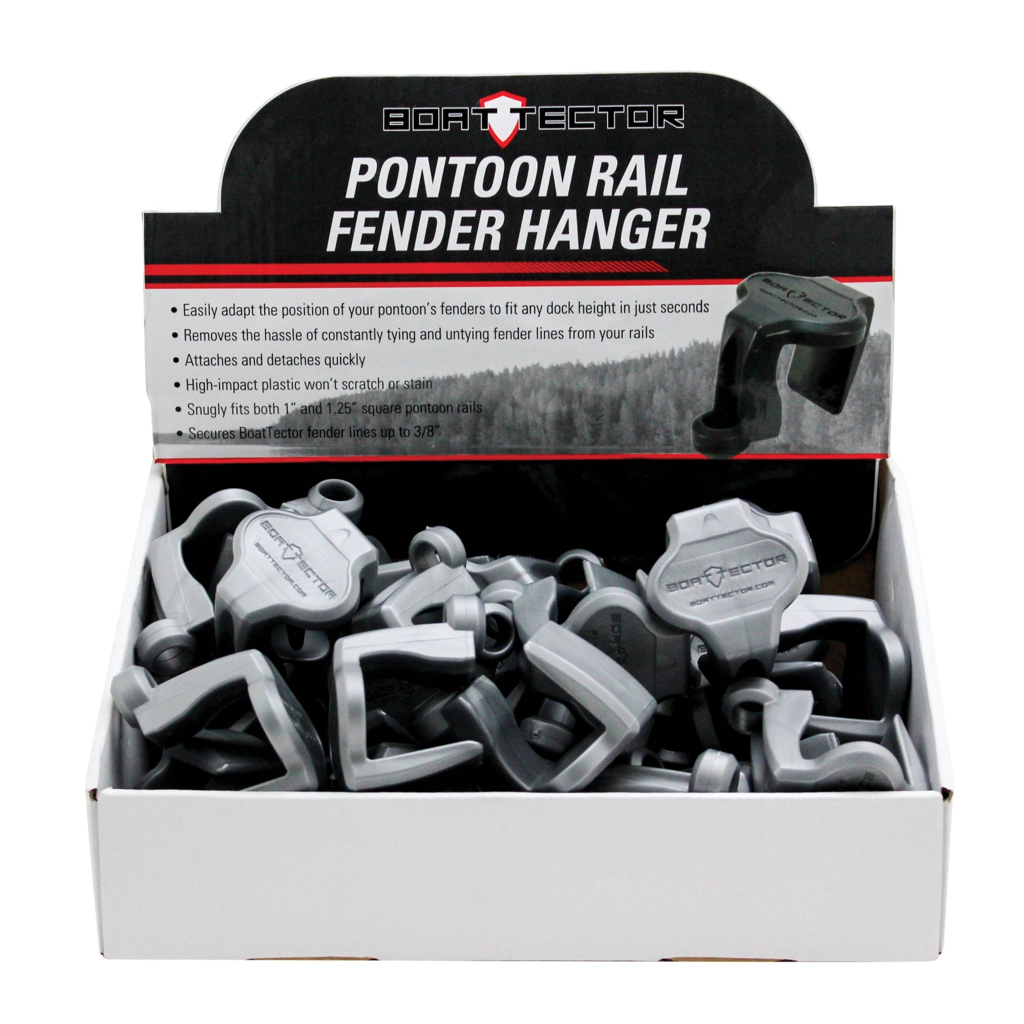 Extreme Max 3005.5005 BoatTector Pontoon Rail Fender Hanger/Adjuster - Display Pack of 36