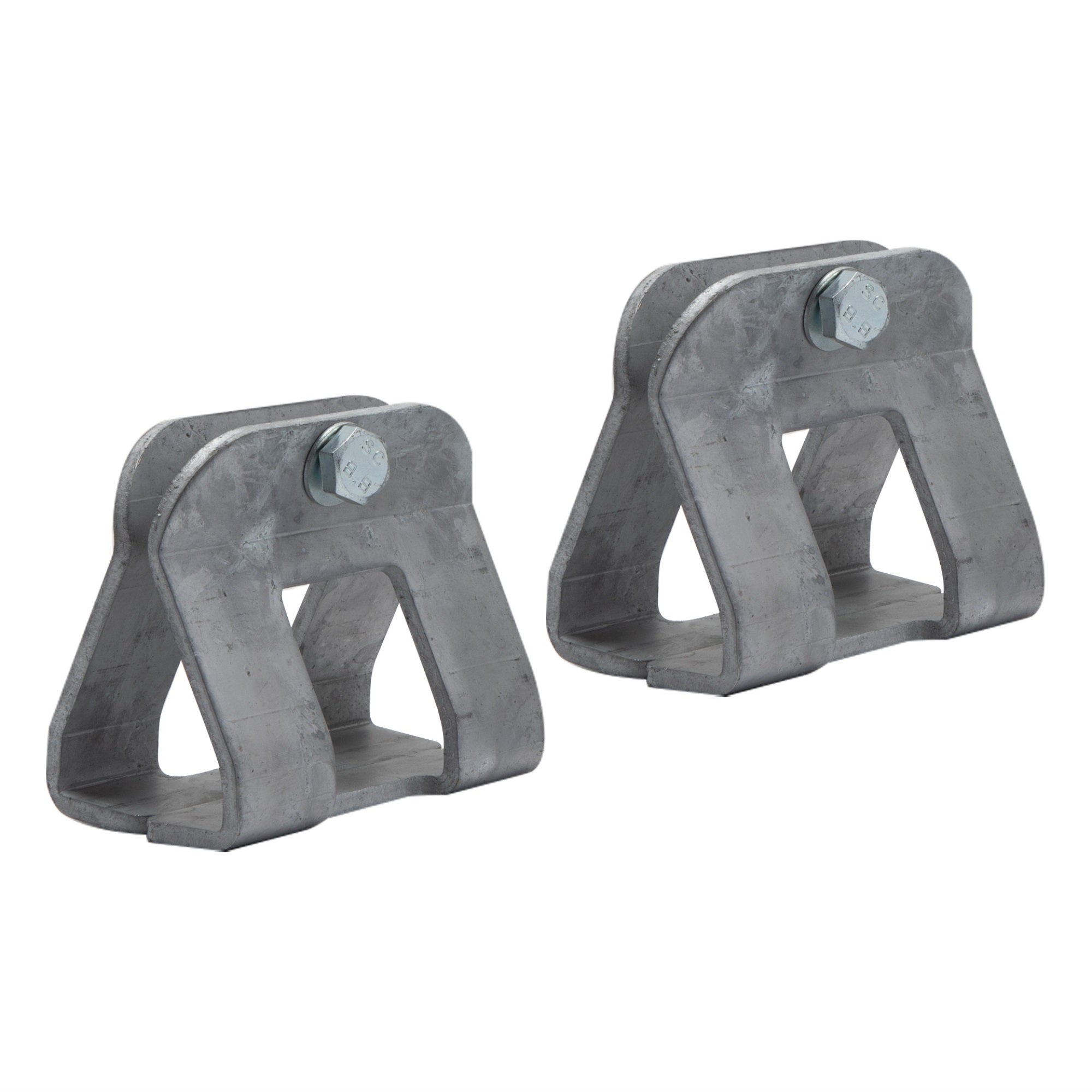 Extreme Max 3006.6887 Galvanized IBeam Clamp Kit for 1.5 Square Trailer GuideOn Poles
