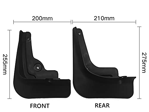 Topgril Mud Flaps Kit For 2024 Hyundai Tucson 2022 2023 Mud Splash Guard Fender Front And Rear 4-Pc Set