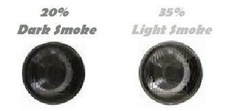 Precut Vinyl Tint Cover For 2010-2013 Chevrolet Camaro Headlights (20% Dark Smoke)