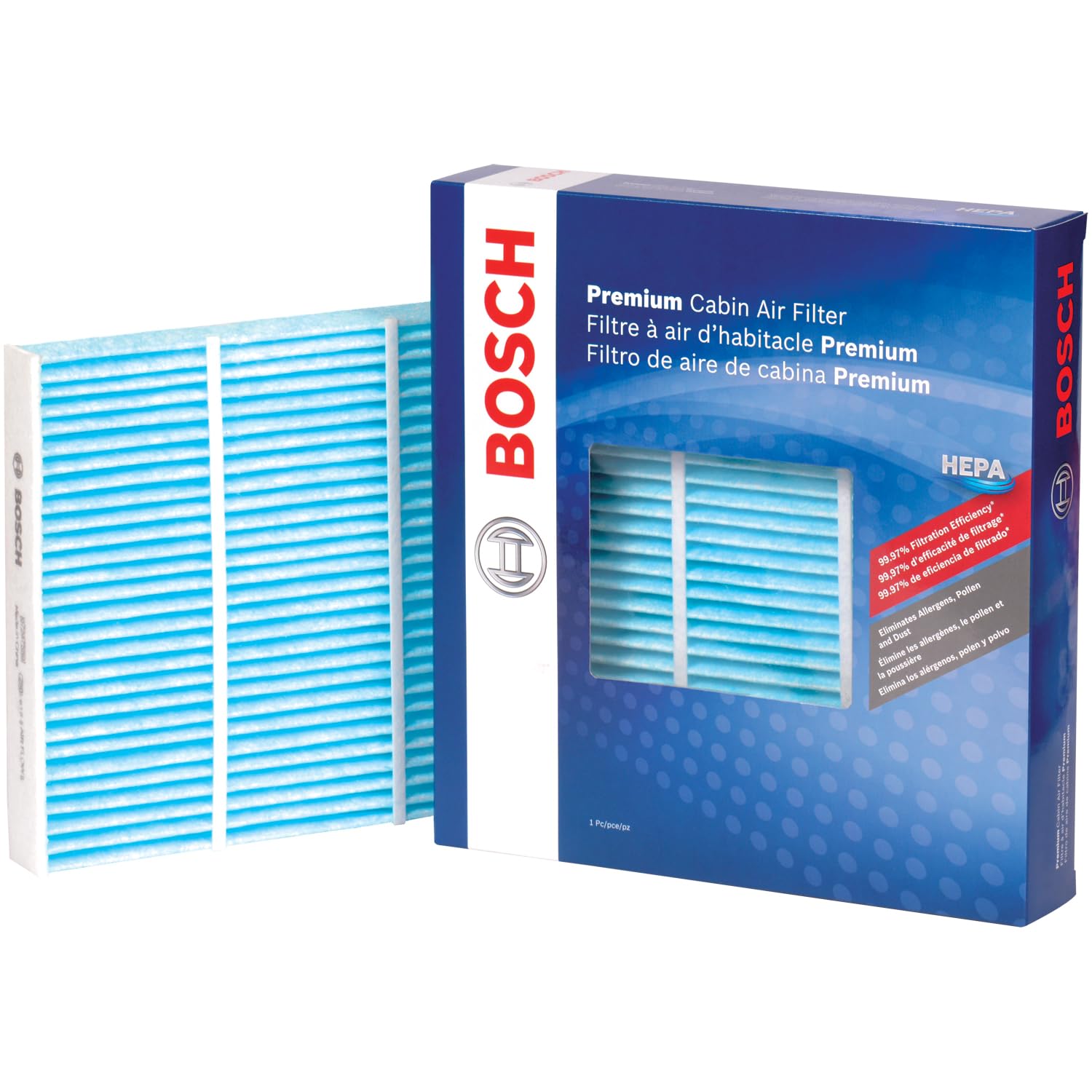 Bosch 6067C Hepa Cabin Air Filter - Compatible With Select Hyundai Elantra, Entourage, Tiburon, Kia Sedona
