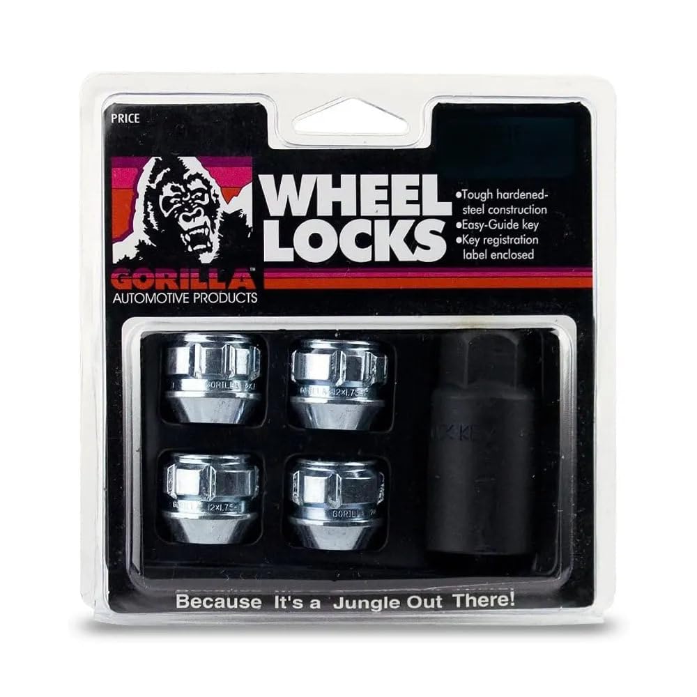 Gorilla Automotive 78681N Acorn Open End Wheel Locks (1/2 Thread Size)
