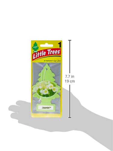 Little Trees Car Air Freshener Hanging Paper Tree For Home Or Car , ''Lime Green    , Jasmin Scent