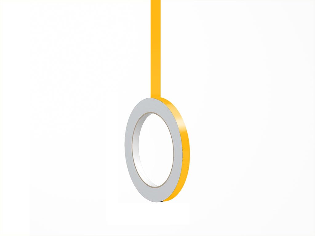 3M 50 Sunflower Yellow Gloss Vinyl Pinstriping Tape - Vinyl Striping Lines Stickers, Striping (3/4In X 150Ft Roll)