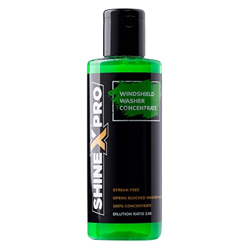 Shinexpro 200Ml Windshield Washer Fluid For Car  Car Windshield Cleaner Liquid In Concentrate Form (20Ml Enough For 1L Tank)