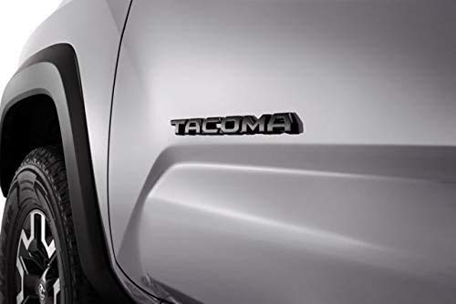 Genuine Toyota 2016 & Newer Tacoma Blackout/Black Emblem Overlays Pt948-35180-02