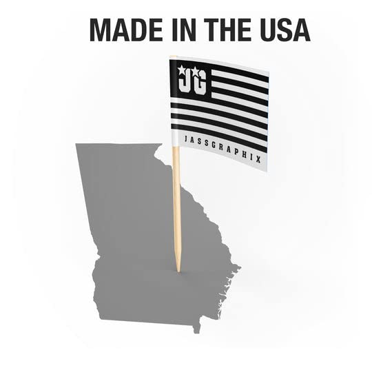 JASS GRAPHIX American Flag License Plate Frame | Black Frame | Made in the USA | Perfect for God and Country Lovers