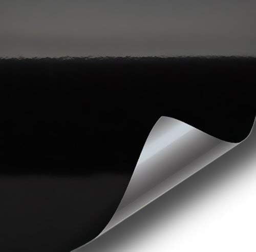 Vvivid Glossy Black Car Vinyl Wrap With Air Release (1/2Ft X 5Ft)