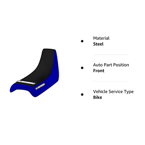 Enjoy Mfg All Years Yamaha Pw 50 Blue Sides/Black Top Full Gripper Seat Cover #91