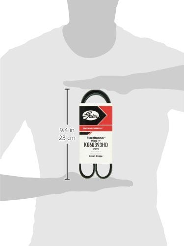 Gates K060393Hd Fleetrunner Micro-V Serpentine Drive Belt