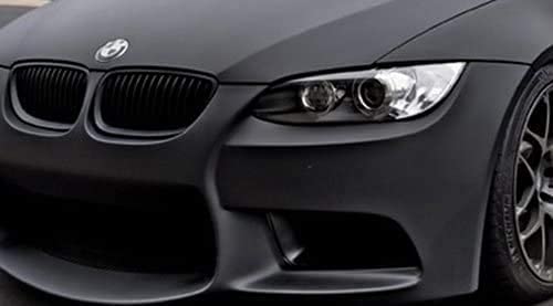 VViViD Black Matte Car Wrap Vinyl Roll, 3MIL, 2.9FT x 5FT, Air Release - Durable Vehicle Wrap for Customization and Protection