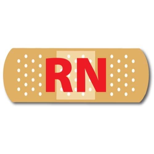 Magnet Me Up Rn Band Aid Magnet Decal, 3X8 Inches Heavy Duty Automotive Magnet For Car Truck Suv